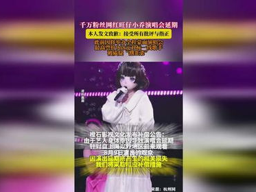 旺仔小乔演唱会票价揭秘：平民票价与明星待遇的碰撞